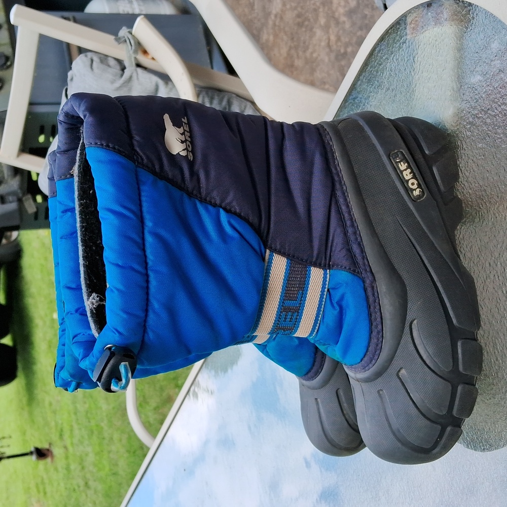 Sorel Kids Blue and Navy Snow Boots
